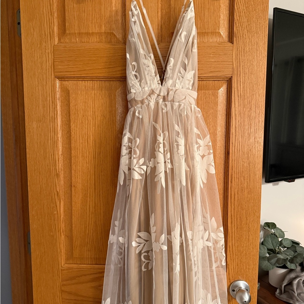 Vintage Shop Long Lace Dress